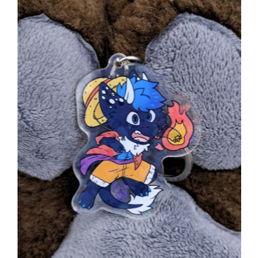 Fursona Acrylic Keychain Parkour #034 ONE PIECE
