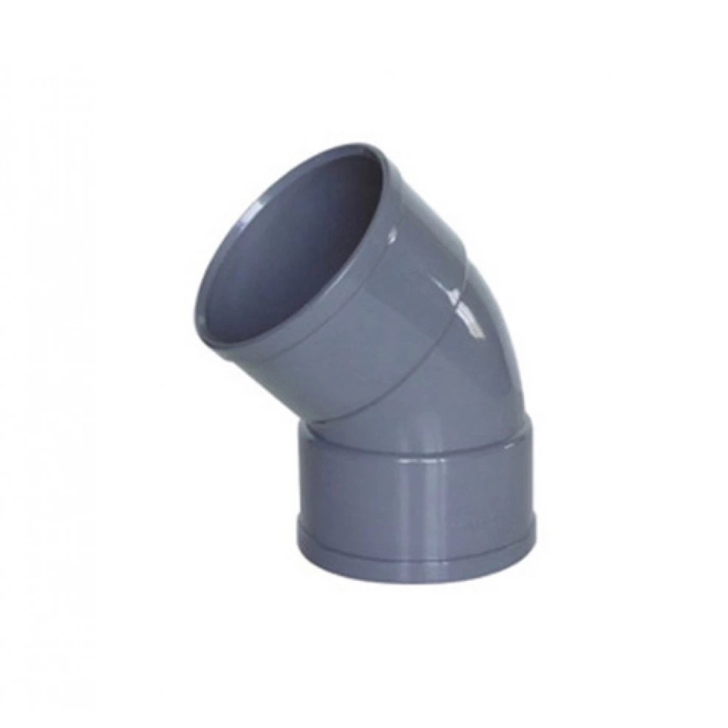 CHẾCH 160/NỐI GÓC 45 ĐỘ PHI 160 MM-PVC NHỰA GIÁ TỐT