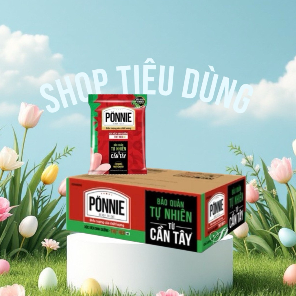 Xúc Xích Ponnie Thùng 20 Gói X 175G