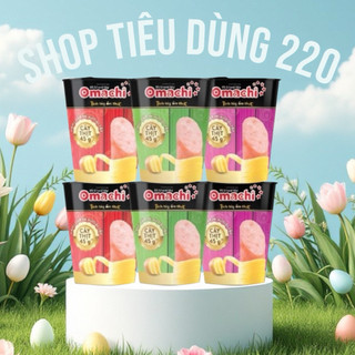  Combo 6 Ly Mì Omachi Có Thịt Thật X 114G 