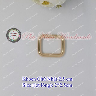 Khoen chữ nhật 2.5cm (21k/1cái)
