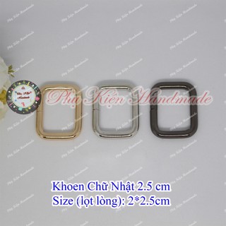 Khoen chữ nhật 2.5cm (21k/1cái)