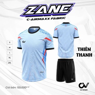 CV Zane trắng, quần áo bóng đá, in tên số, in nhiệt không bong tróc, mực in sắc nét,bền màu chuẩn font HUNGSPORT TN
