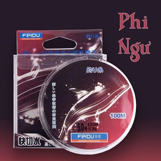  Cước Câu Cá  Phi Ngư 100m cước trục câu cá - Dây Cước Màu Đỏ Mềm Mịn Siêu Bền 