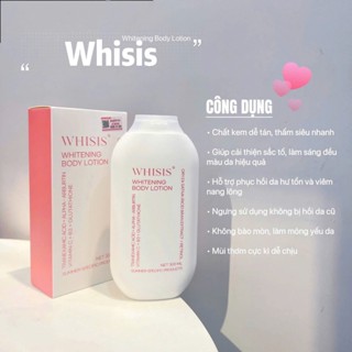 Kem Dưỡng Thể Trắng Da WHISIS Chống Nắng - Premium Collagen Whitening Body Lotion 200ml - MEO SHOP SHOP