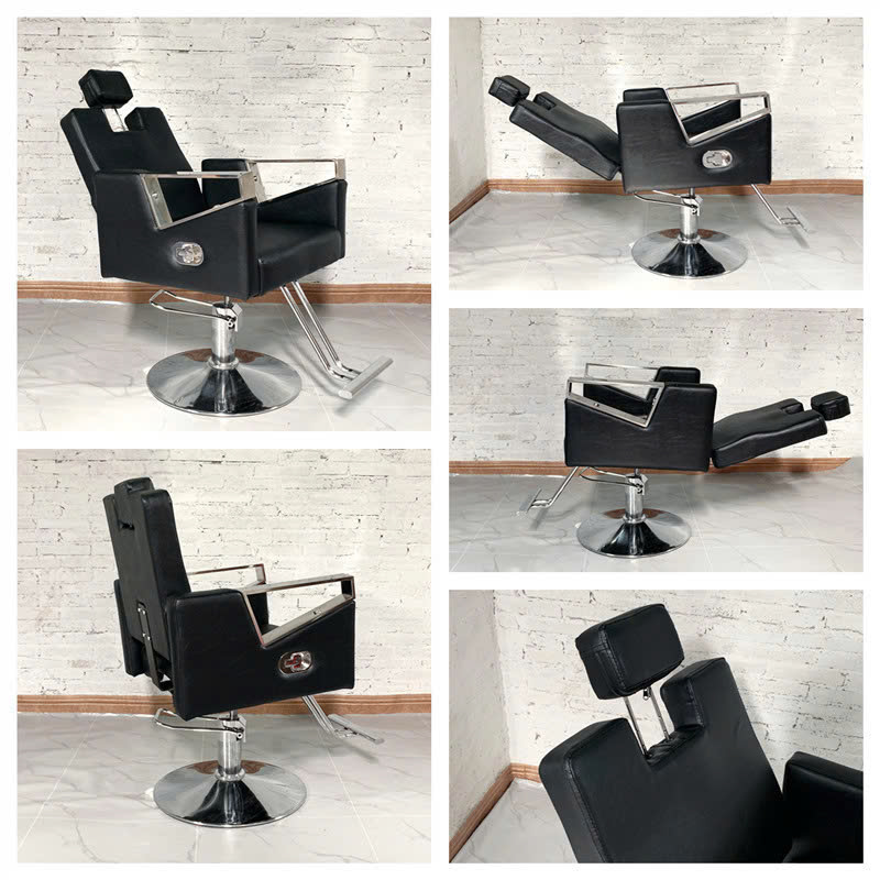 Ghế Cắt Tóc Nam Nữ Barber Chair, Ghế Hớt Tóc Giá Rẻ HQH 126N Ngã Ra Cạo Râu, Lấy Rái Tai - SS-HN-680