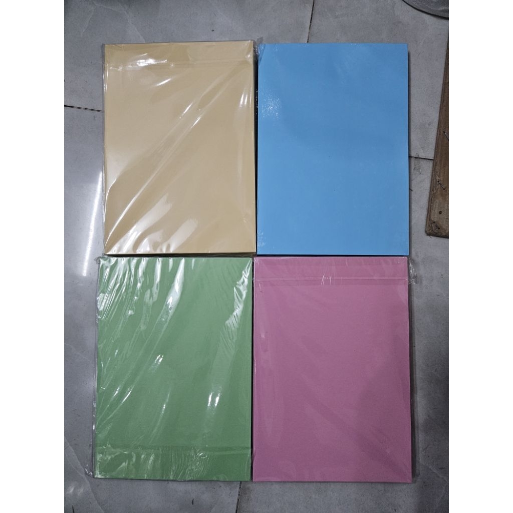 (HỎA TỐC) Giấy bìa, giấy bìa cứng, bìa thái, bìa màu A4 (100 tờ/xấp)