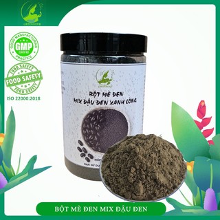  Bột mè đen nguyên chất mix đậu đen xanh lòng không đường Green-Herb nguyên chất tự nhiên 