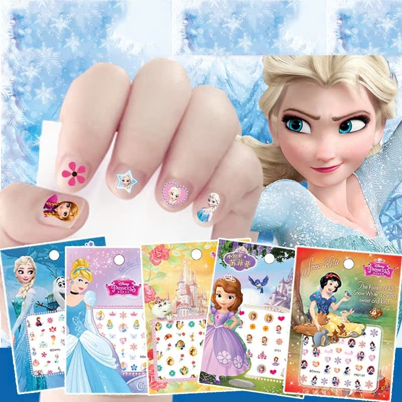 Sét sticker dán móng tay 3D nhiều mẫu mới cho bé