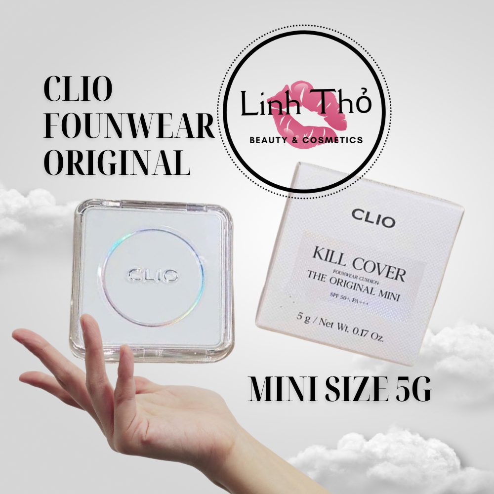 [MINI SIZE] Phấn nước Clio Kill Cover The New Founwear Original Mini 5g
