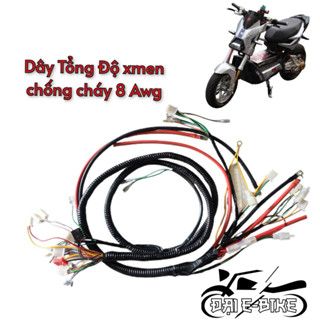  Dây tổng độ cho xe điện xmen chống cháy dây 8 awg cho các dòng xe xông xuất lớn cắm như zin cho vottol  