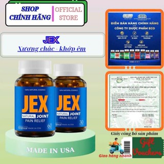 Viên uống JEX Thế Hệ Mới hỗ trợ tăng cường tái tạo sụn và xương khớp hộp 60 viên & 30 viên