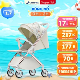 Xe đẩy 2 chiều Chilux K5 - Thiết kế giỏ nằm rộng rãi, bánh xe giảm xóc