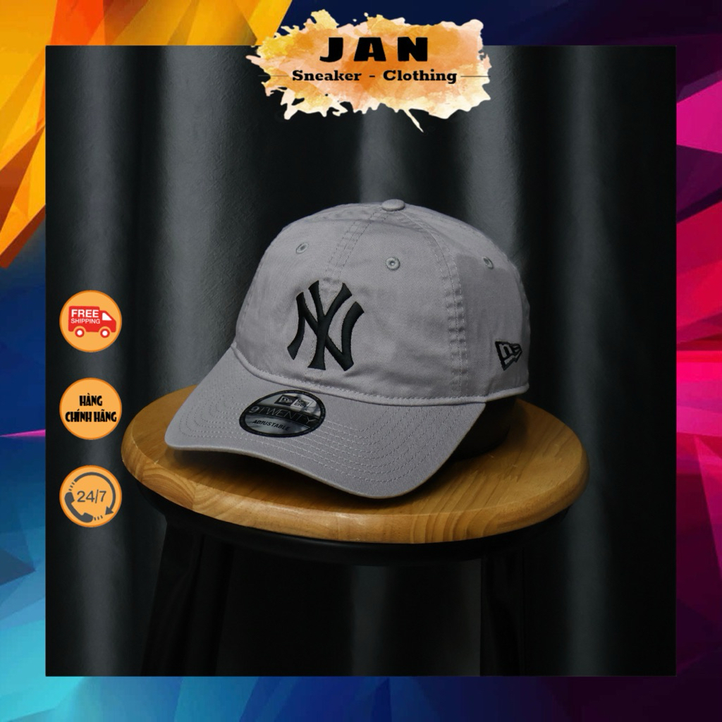 Mũ Nón NEW ERA NY Xám Hàng Auth | Jan Shop
