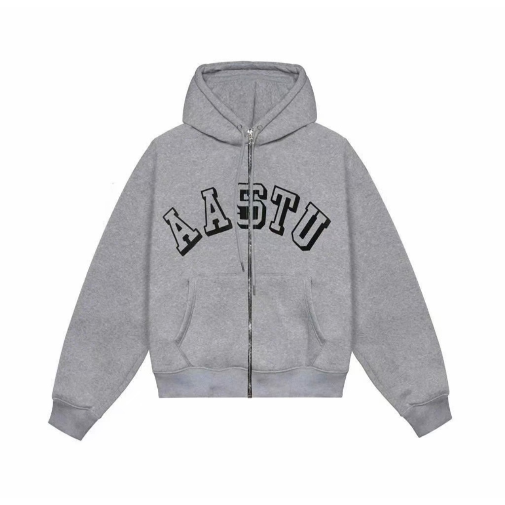 Hoodie Zip AAstu Flag form boxy - Hoodie Zip AAstu nam nữ Unisex chất nỉ chân cua dày mịn êm ái - Re