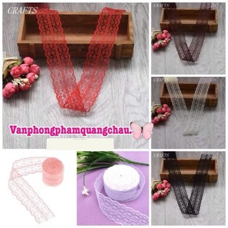 Ruy băng ren trang trí (bản rộng 3cm hoặc 4,5cm - Dài 03 mét)