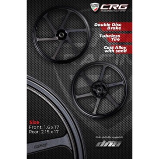  Mâm CRG Mẫu 6 cây 1.6-2.15 Gắn nhiều dòng xe Exciter Win Sonic Raider 