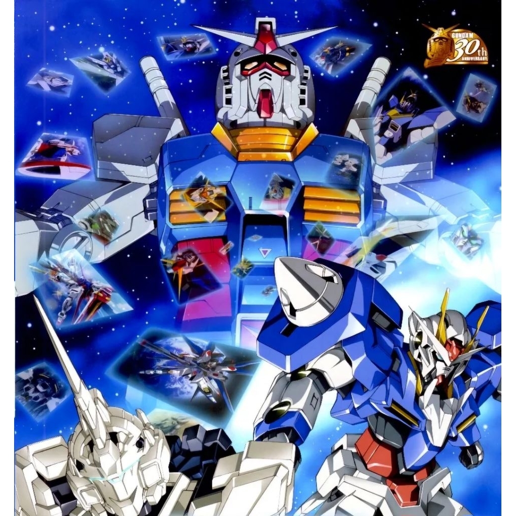 Poster Tổng Hợp Gundam Chính Hãng Bandai