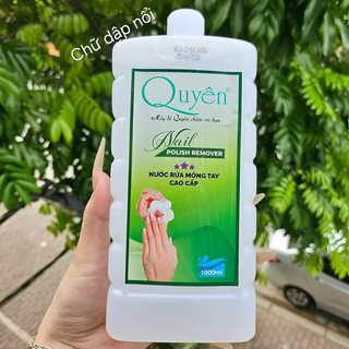 Aceton nước rửa móng tay, Axiton Quyên rửa móng tay