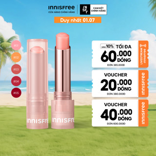 Son dưỡng môi có màu innisfree Dewy Tint Lip Balm 3.2g