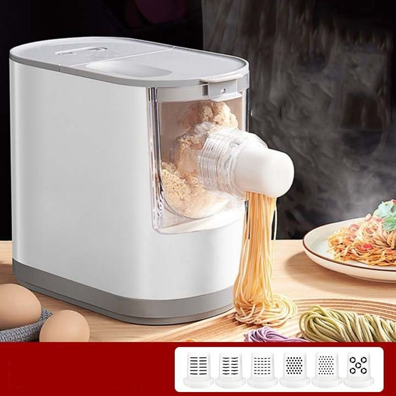 Máy Làm Mì Sợi Tự Động Tại Nhà 6 Khuôn, Làm Nui, Bún, Phở, BH 12 Tháng