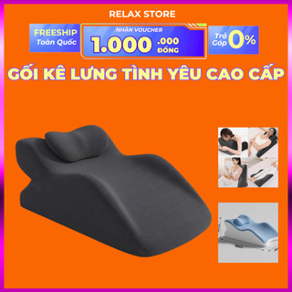Deal Tốt- Đệm Kê Lưng - Gối Nằm Sấp Thư Giãn - Gối Kê Gác Chân Suy Giãn Tĩnh Mạch MIANDAO 3in1 Đa Năng
