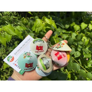 Móc khóa nón lá 5cm - 2 vị trí