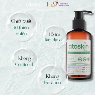[Combo Kháng Viêm] - Sữa Tắm Atoskin & Serum Atoskin - Hỗ Trợ Giảm Ngứa, Viêm Da Cơ Địa, Á Sừng, Vẩy Nến Hiệu Quả