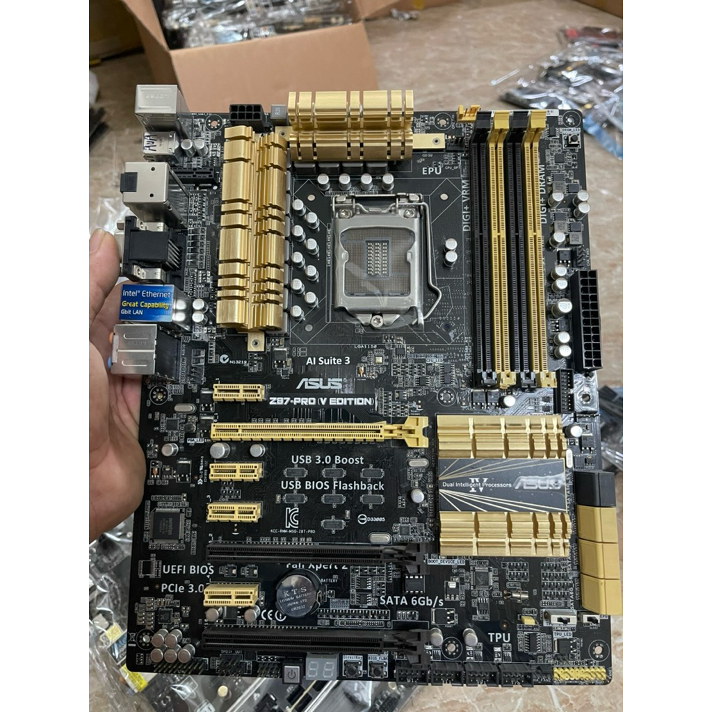 Mainboard - Bo mạch chủ Asus Z87 pro v edition hàng tháo máy (1150)