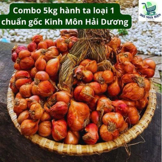 Combo 5kg hành ta Hải Dương loại 1, chất lượng