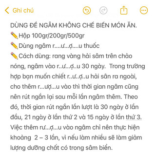 hải sâm đen tặng kèm phụ liệu ngâm_chỉ dùng ngâm không nấu ăn.