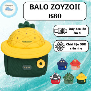 Balo cho bé mầm non Zoyzoii Discovery series hat bag B80 - Siêu Nhẹ- Khoá Siêu Bền- Mẫu mã đa dạng
