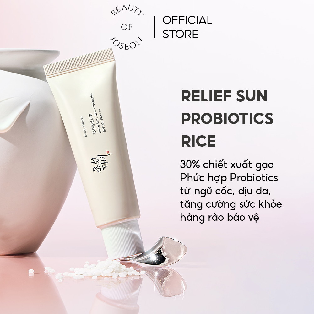 [LIVE] Kem chống nắng cám gạo Beauty Of Joseon Relief Sun: Rice + Niacinamide SPF50+ PA++++ 50ml