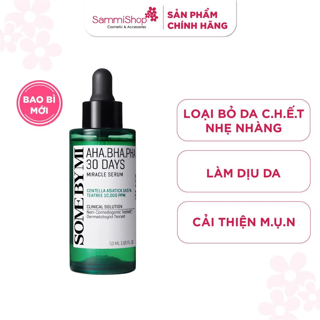 Some By Mi Tinh chất AHA-BHA-PHA 30 Days Miracle Serum 50ml