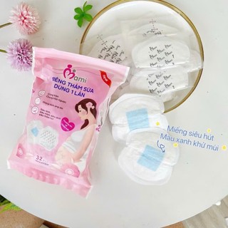 Gói 32 Miếng Lót Thấm Sữa Mamicare, Miếng Dán Siêu Thấm Chống Tràn Cho Mẹ