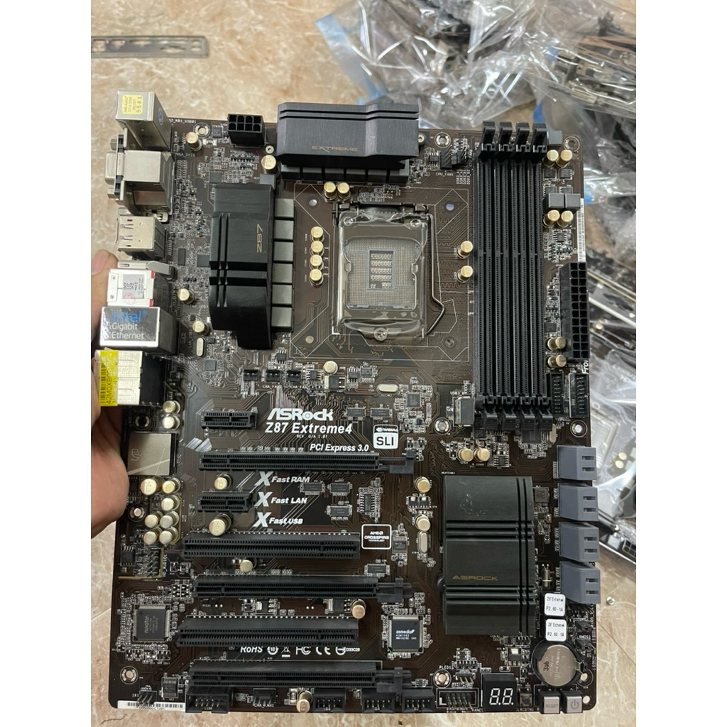 Mainboard - bo mạch chủ Asrock Z87 Extreme 4 hàng tháo máy.