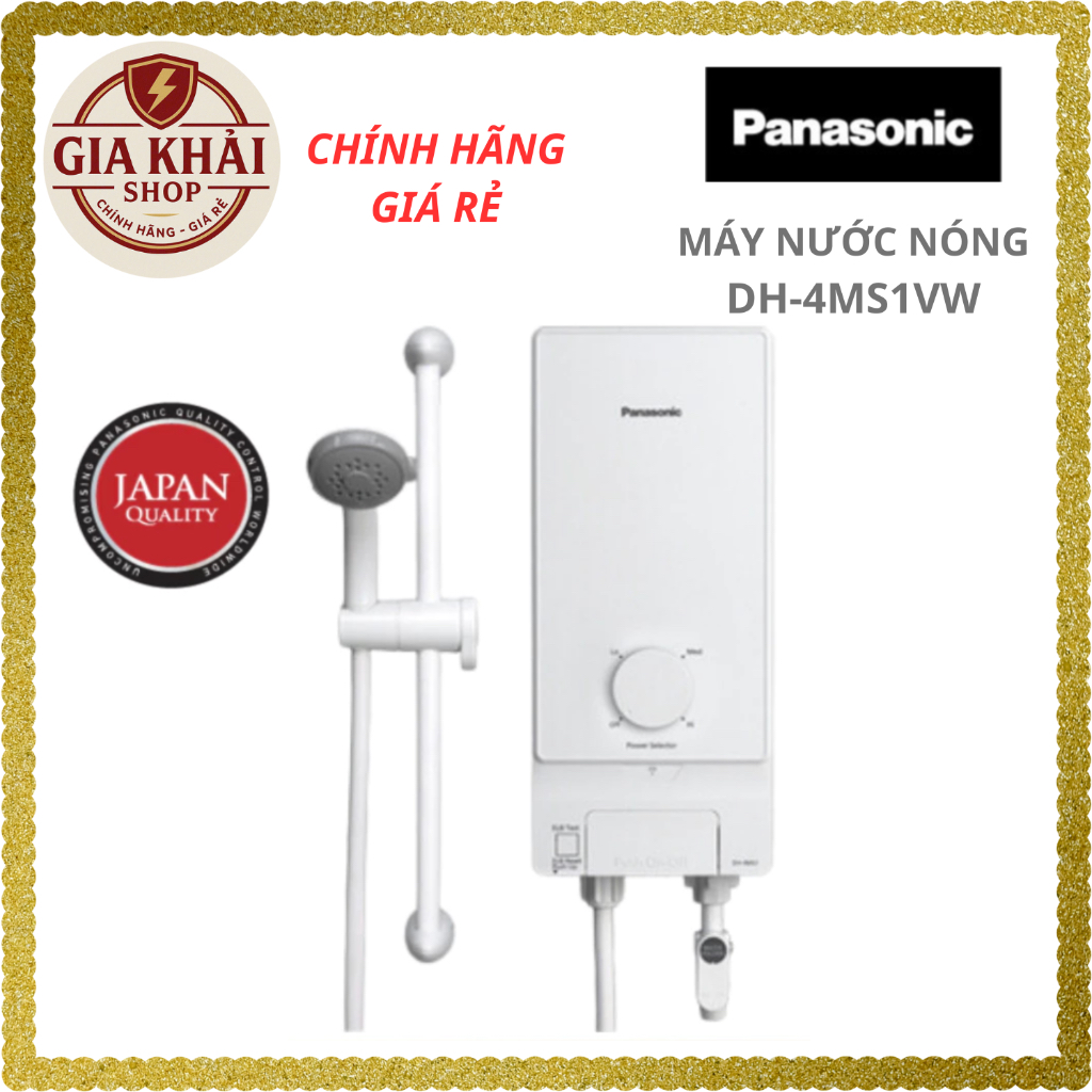 Máy nước nóng trực tiếp không bơm Panasonic DH-4MS1VW 4.5kW - Hàng chính hãng