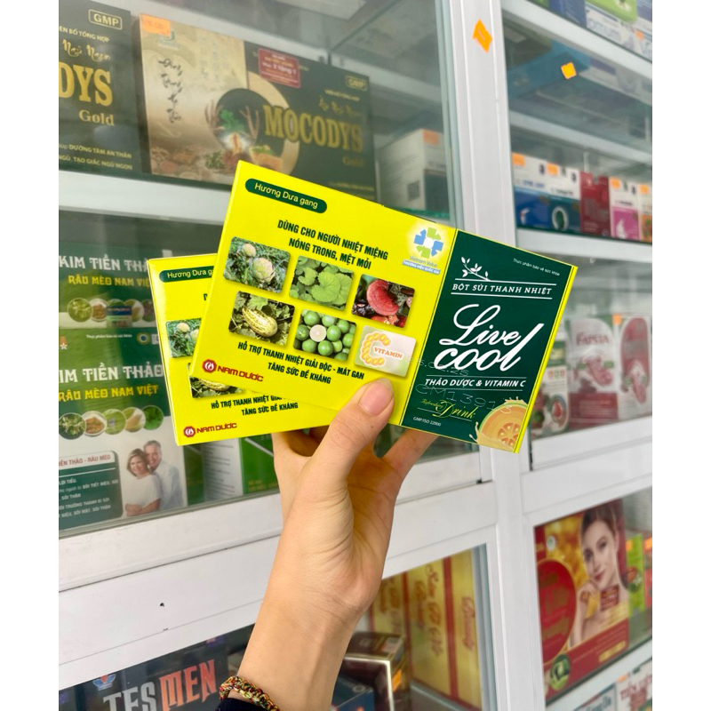 Bột Sủi Thanh Nhiệt Live Cool