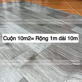 Combo 10m2 tapi trải sàn, simili lót sàn màu vân gỗ