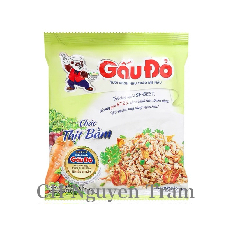5 Gói cháo gấu đỏ