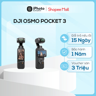 Camera DJI Pocket 3 Creator Combo Cầm Tay Bỏ Túi Nhỏ Gọn, Quay Video Sắc Nét 4K 120fps