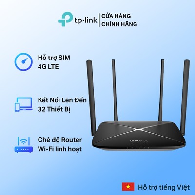 Bộ Phát Wi-Fi Mercusys MB115-4G LTE 300Mbps | Sử Dụng SIM, Tốc Độ Cao, 4 Ăng Ten