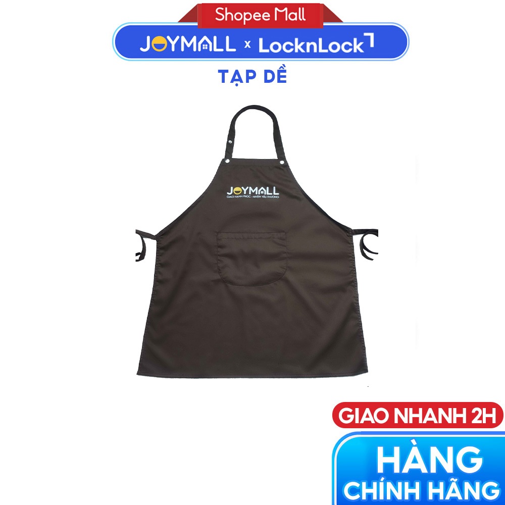 Tạp dề nhà bếp JoyMall có túi tiện lợi, chất liệu vải Kaki, Free size nam nữ