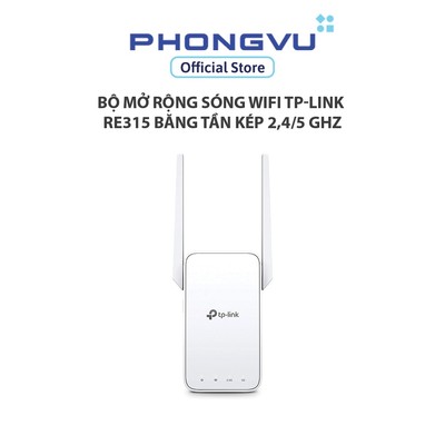 Bộ mở rộng sóng wifi TP-Link RE315 băng tần kép 2,4/5 GHz - Bảo hành 24 tháng