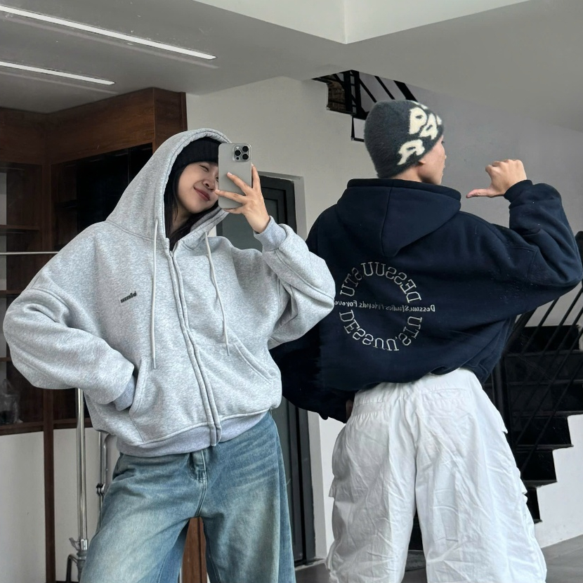 Áo Khoác Nỉ Boxy Dessuu Túi Ngược Nhiều Màu Nam Nữ_SSSTore.Aesthetic | BigBuy360 - bigbuy360.vn