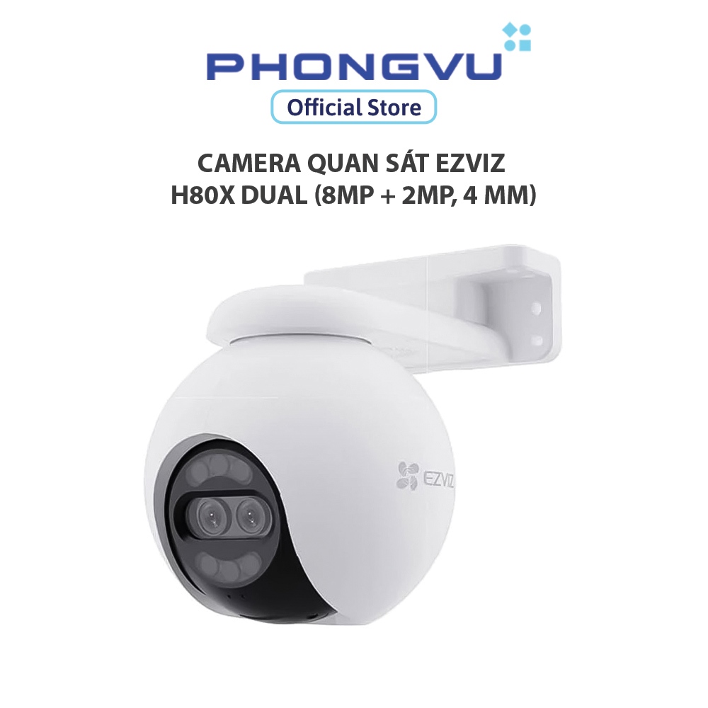 Camera quan sát EZVIZ H80x Dual (8MP+2MP, 4mm) - Bảo hành 24 tháng