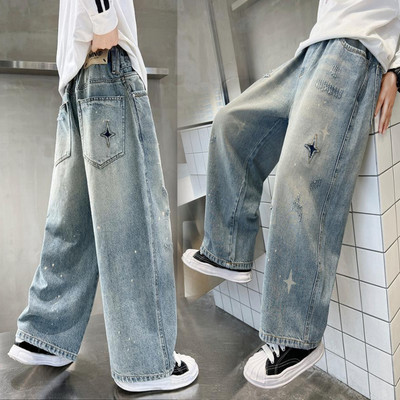 [Sale Mã Mới] Quần Jean Bé Trai Phong Cách Quần Bò Mềm Size Đại Cho Bé Trai Dưới 1m7 Babimama - JB01