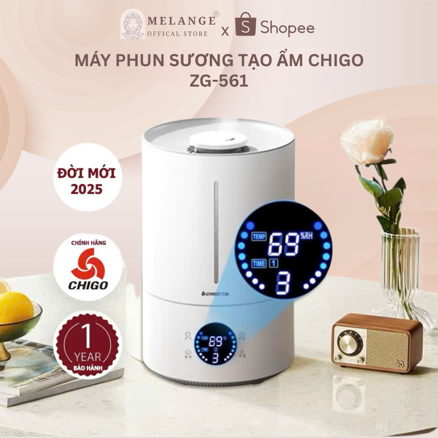 Máy phun sương tạo ẩm diệt 99.99% vi khuẩn phun sương và tạo độ ẩm 12 giờ - Bảo hành 12 tháng