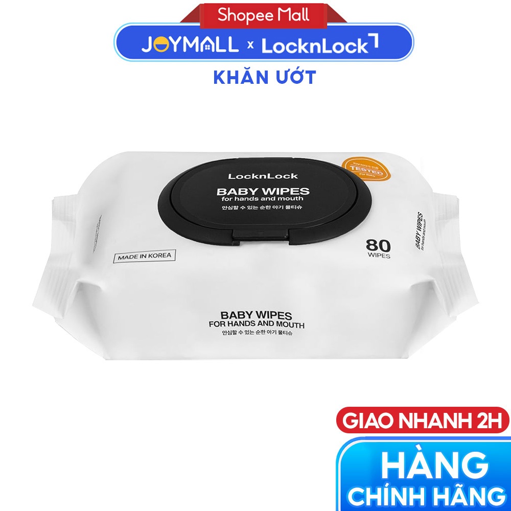 Khăn Giấy Ướt Trẻ Em LocknLock ETM248 ETM245, Hàng Chính Hãng, An Toàn Cho Da Nhạy Cảm - JoyMall