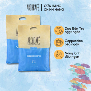 Combo 2 Cappuccino Dừa Túi Archcafe (50 gói x 20g) - Cà phê hoà tan, Cafe